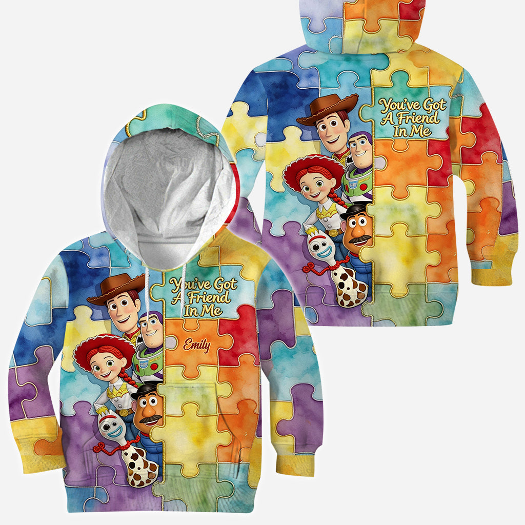 You've Got A Friend In Me - Personalized Autism Awareness All Over Shirt