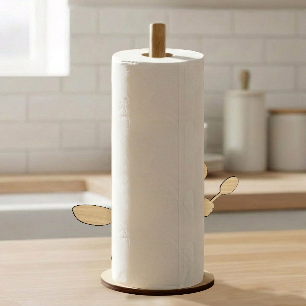 Won't Make Itself - Personalized Mouse Paper Towel Stand