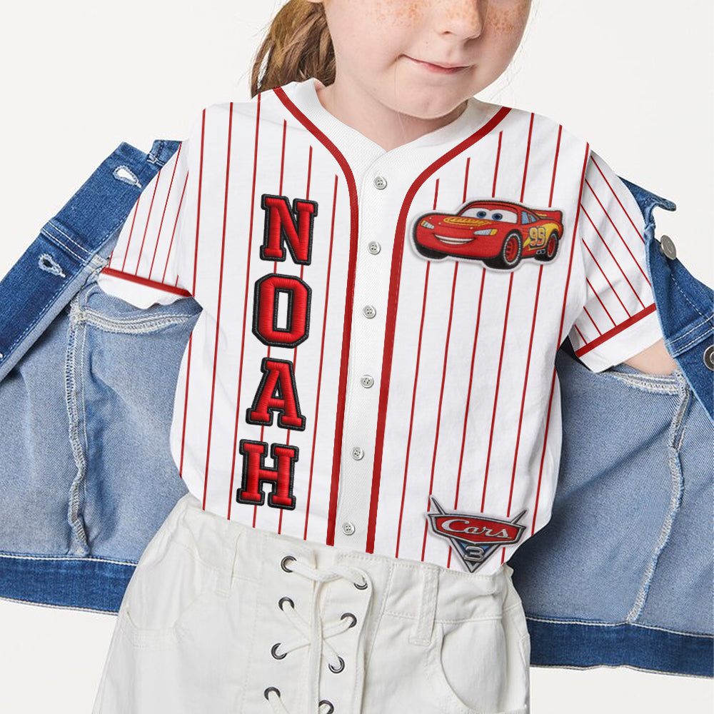 Little Racer - Personalized Racing Lover Baseball Jersey