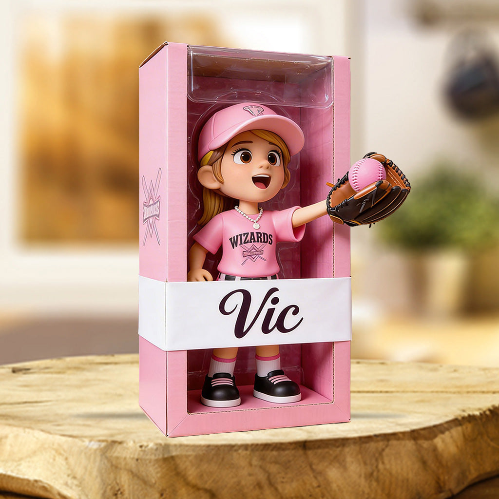Any Sport - Softball, Volleyball, Football, Basketball,... - Personalized Softball Custom Shaped Acrylic Plaque