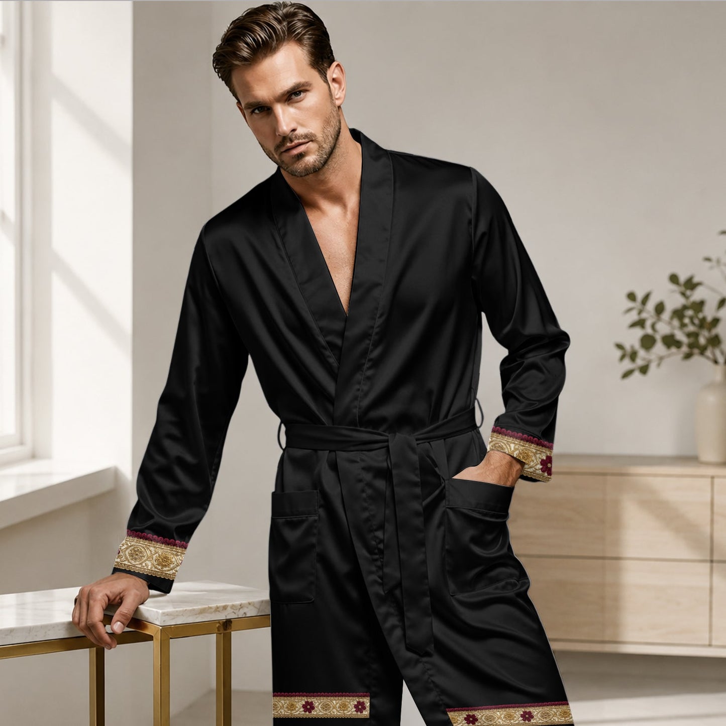 Til' Death Do Us Part - Wedding Gifts - Personalized Nightmare Satin Robe
