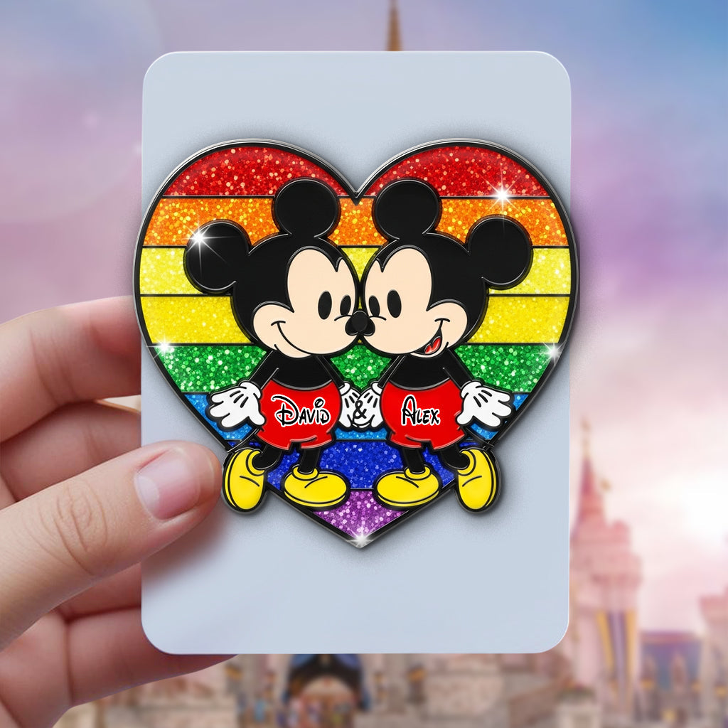 Love Is Love - Personalized LGBT Support Pin