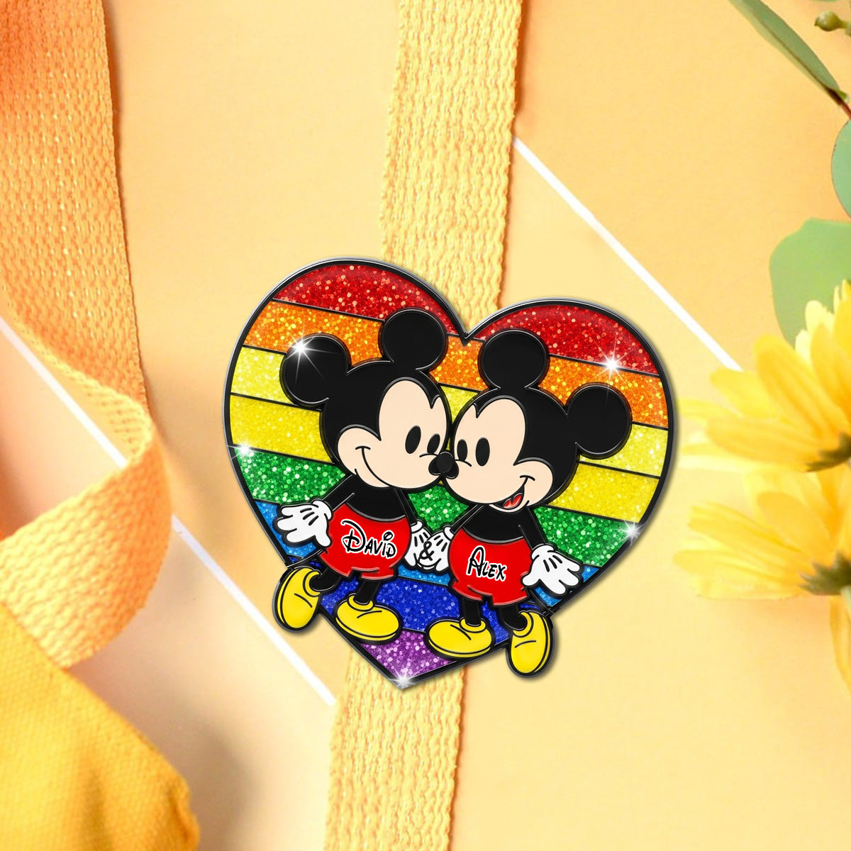 Love Is Love - Personalized LGBT Support Pin