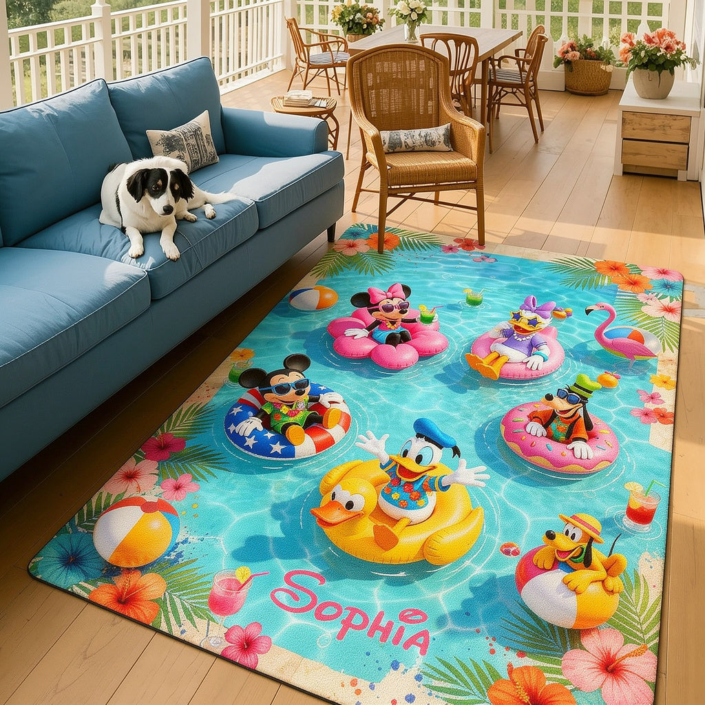 Magical Patio Outdoor Rug - Personalized Mouse Rug