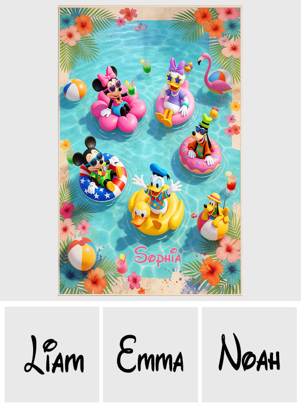Magical Patio Outdoor Rug - Personalized Mouse Rug