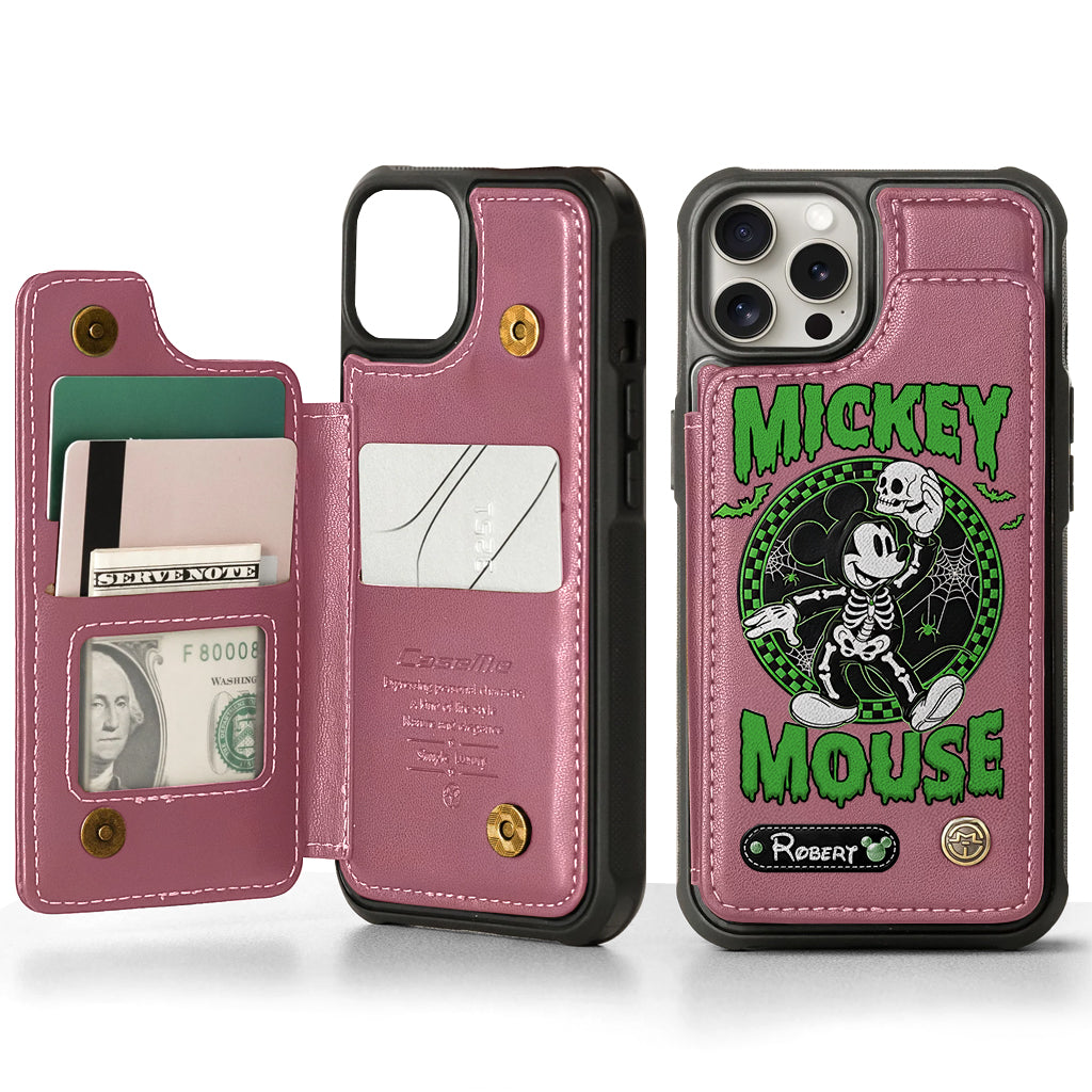 No So Scary Party - Personalized Mouse Wallet Phone Case