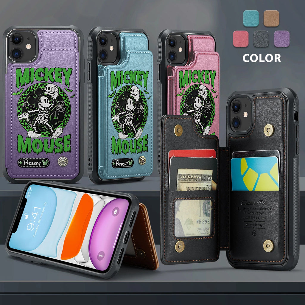 No So Scary Party - Personalized Mouse Wallet Phone Case