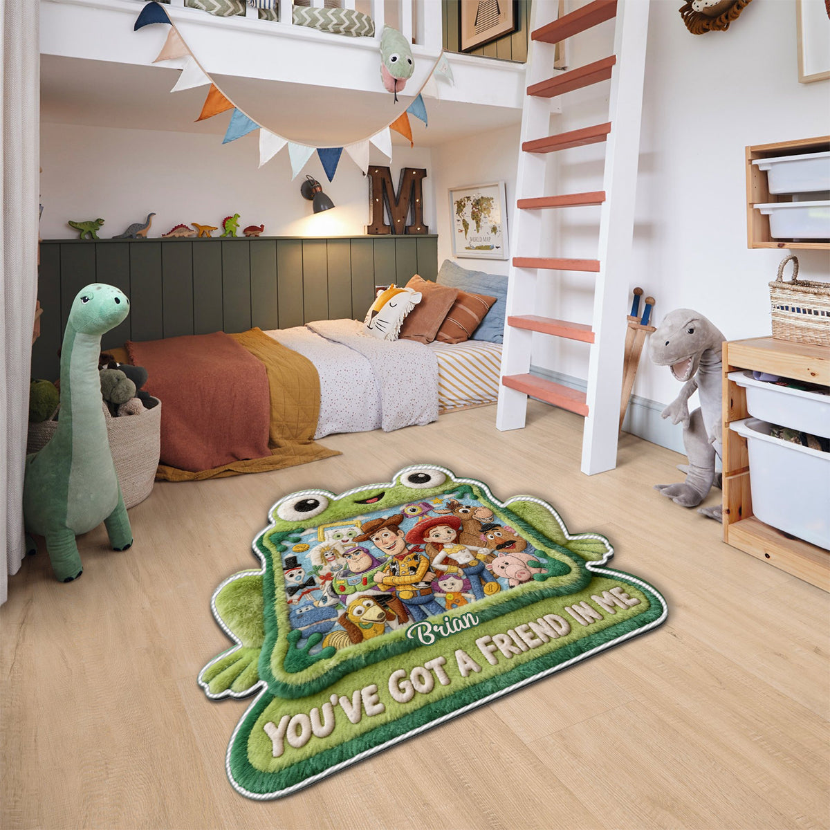You've Got A Friend In Me - Personalized Movie For Kids Non-Slip Tufted Rug