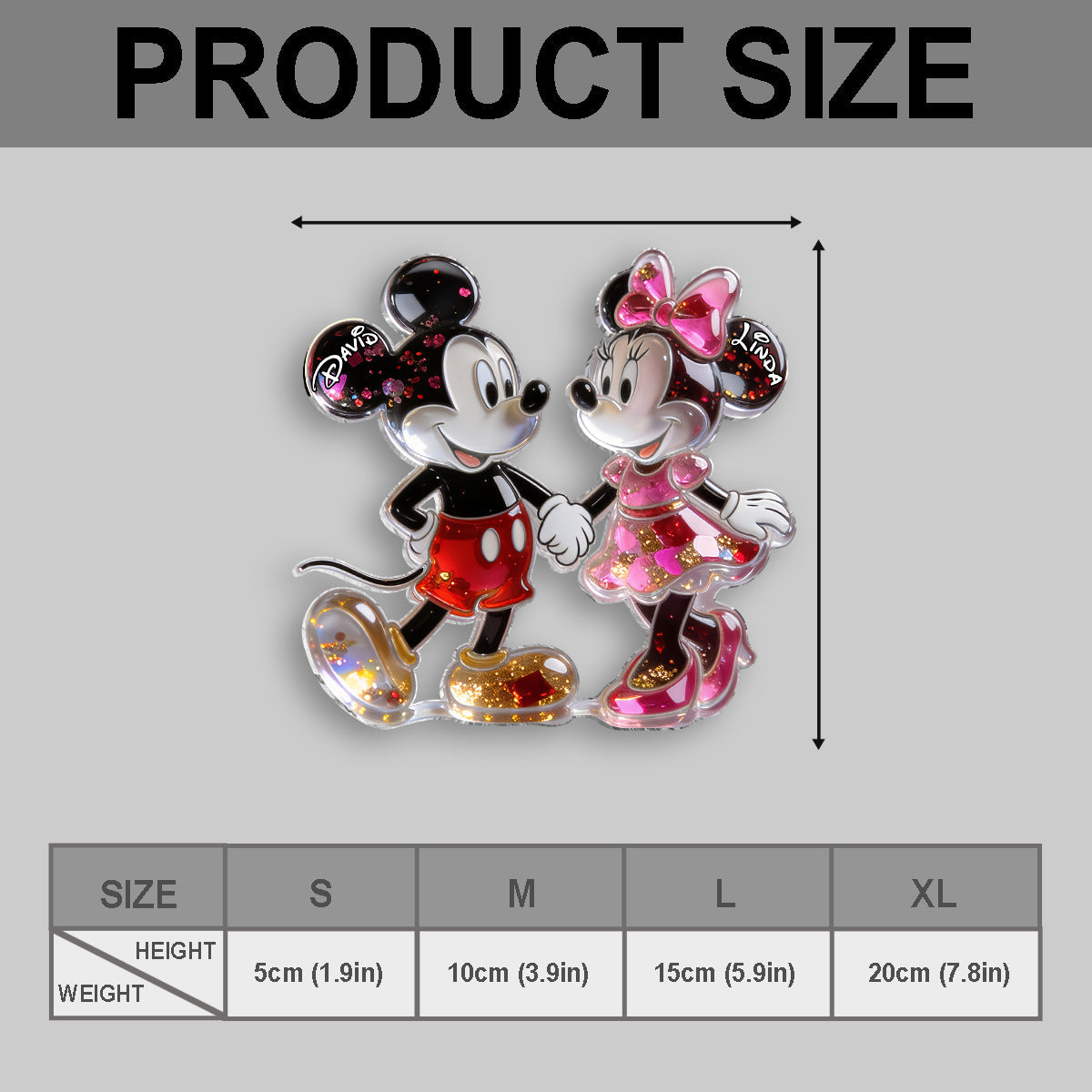 Magical Love - Personalized Mouse Pocket Hug Card