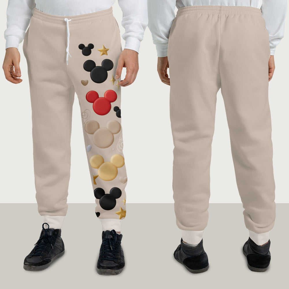 Magical Letter - Personalized Mouse Kid Hoodie & Kid Jogger Sweatpants