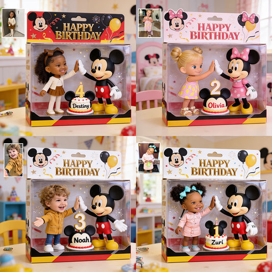 Magical Birthday Toy Box Figure - Personalized Kid Acrylic Display Box