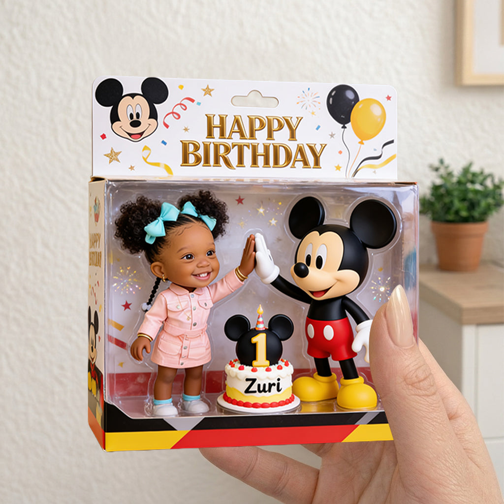 Magical Birthday Toy Box Figure - Personalized Kid Acrylic Display Box