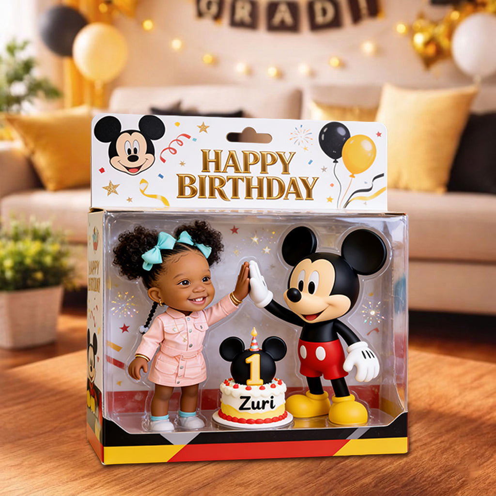 Magical Birthday Toy Box Figure - Personalized Kid Acrylic Display Box