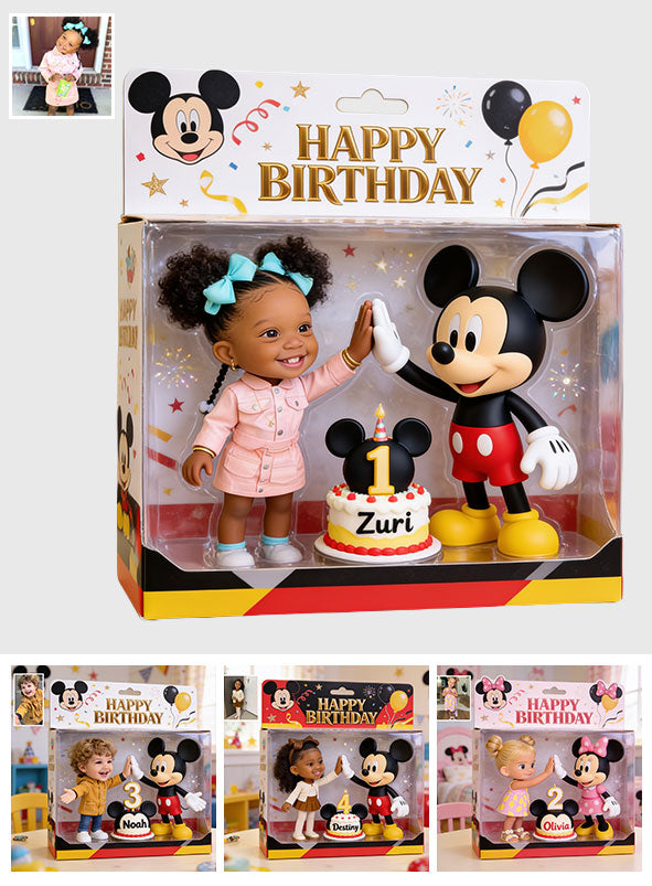 Magical Birthday Toy Box Figure - Personalized Kid Acrylic Display Box
