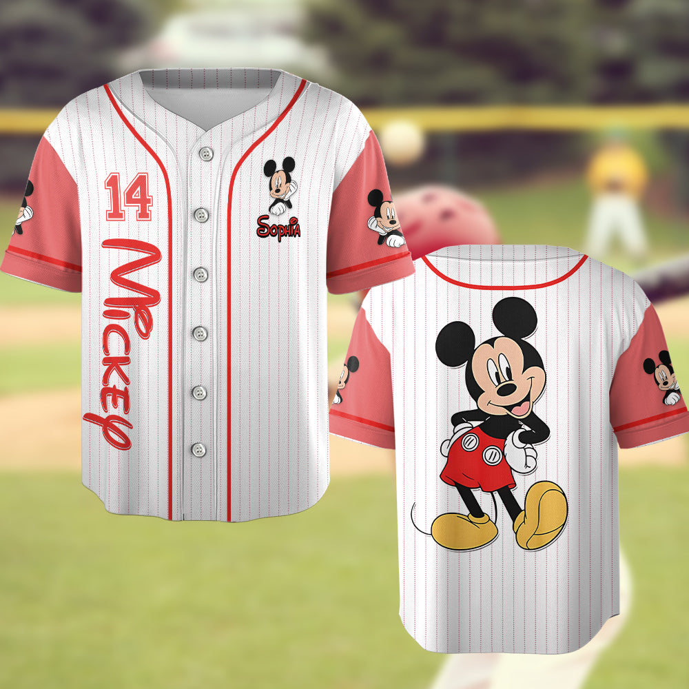 Magic Season - Personalized Mouse Baseball Jersey