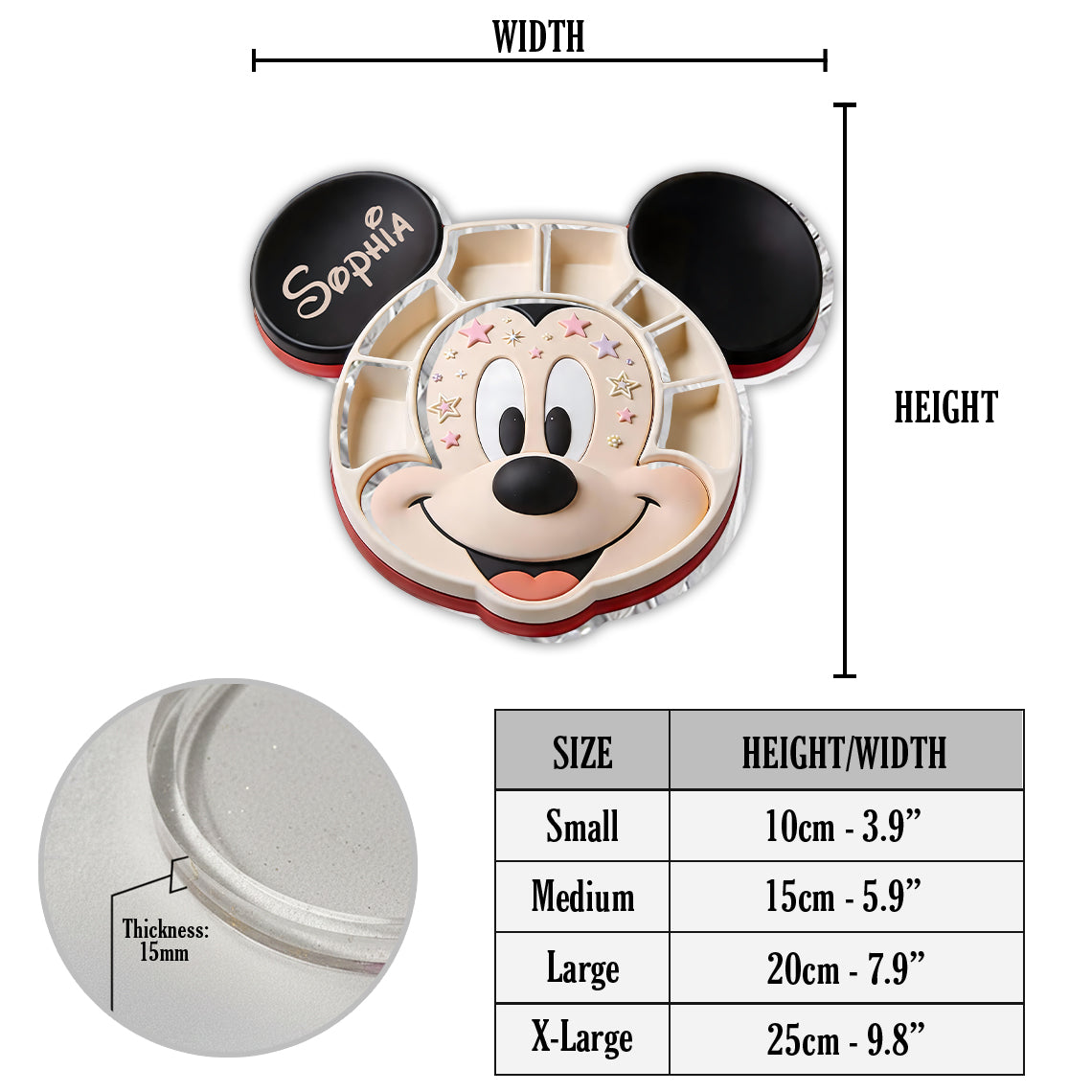 Magic Time - Personalized Mouse Catch-All Tray