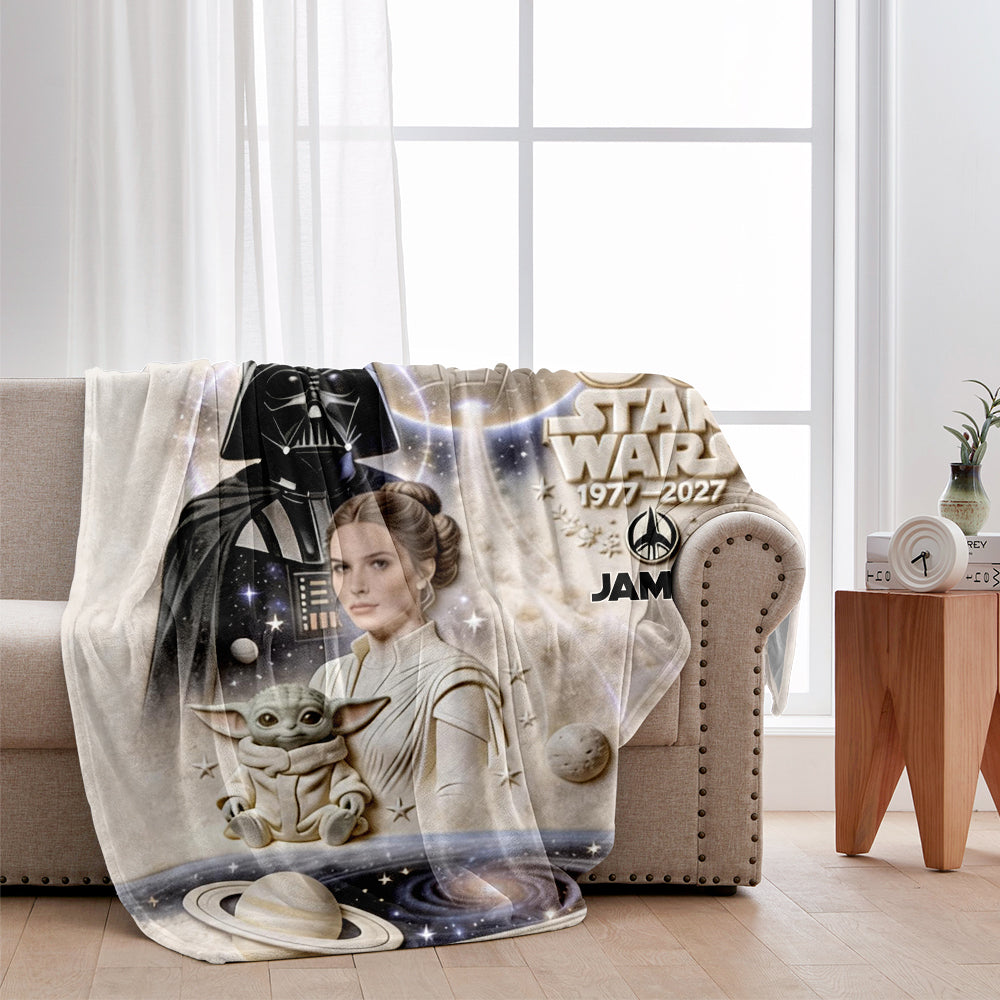 Dark Side 50th Anniversary - Personalized The Force Blanket