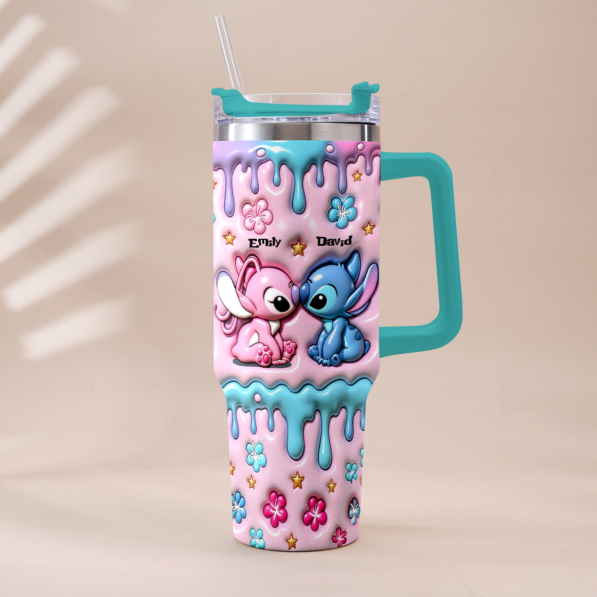 I'm Yours No Returns Or Refunds - Personalized Ohana Tumbler With Plush Charm