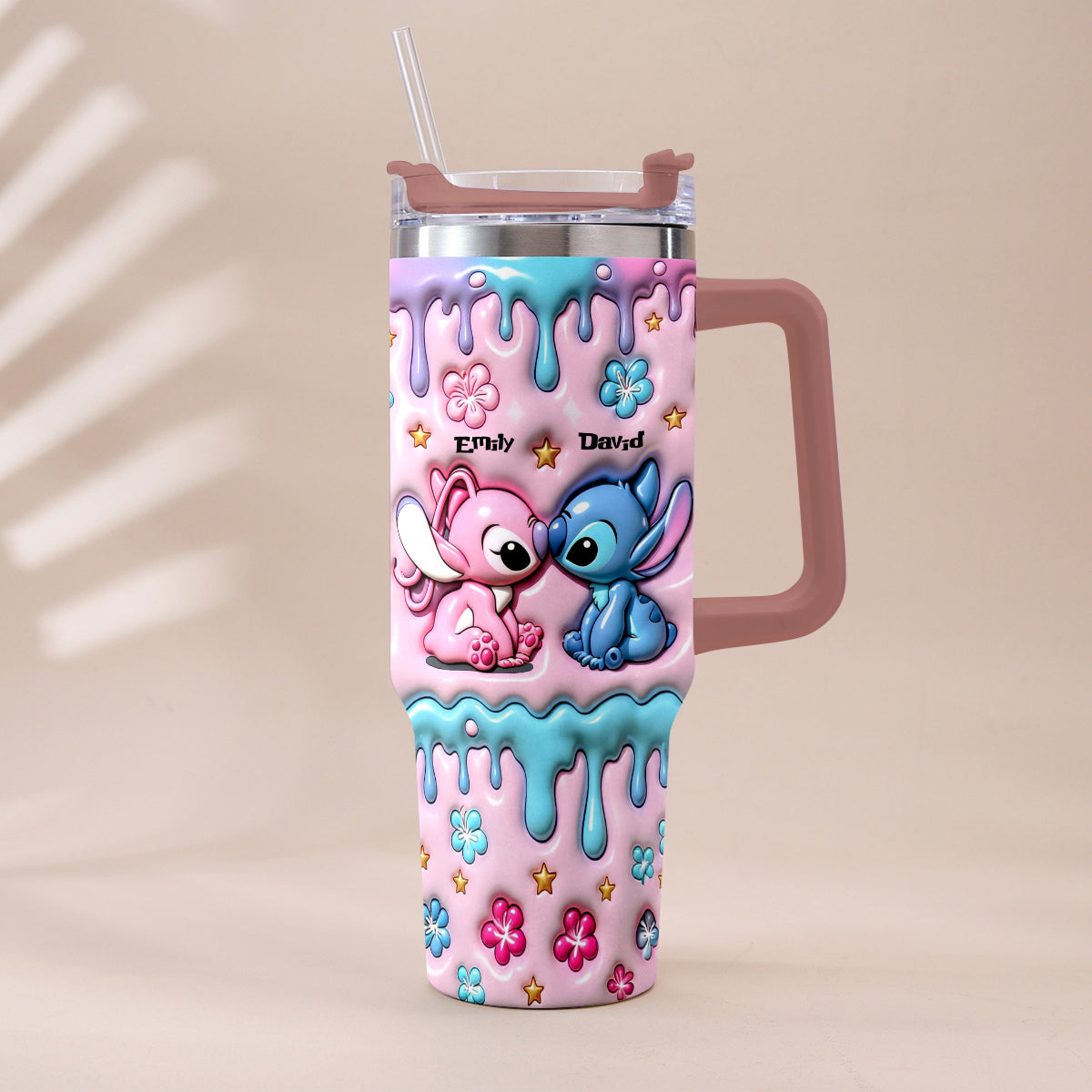 I'm Yours No Returns Or Refunds - Personalized Ohana Tumbler With Plush Charm
