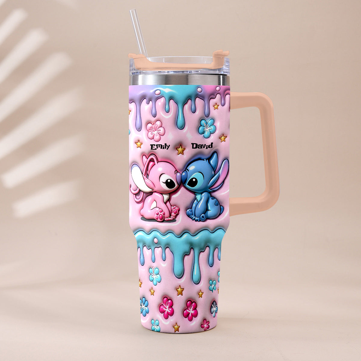 I'm Yours No Returns Or Refunds - Personalized Ohana Tumbler With Plush Charm