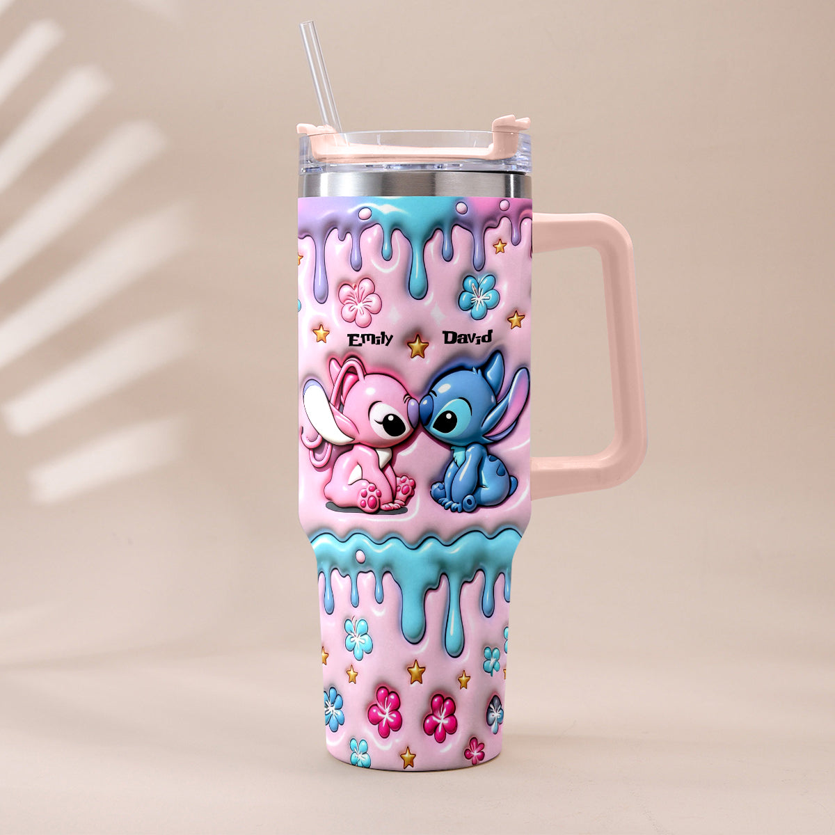 I'm Yours No Returns Or Refunds - Personalized Ohana Tumbler With Plush Charm