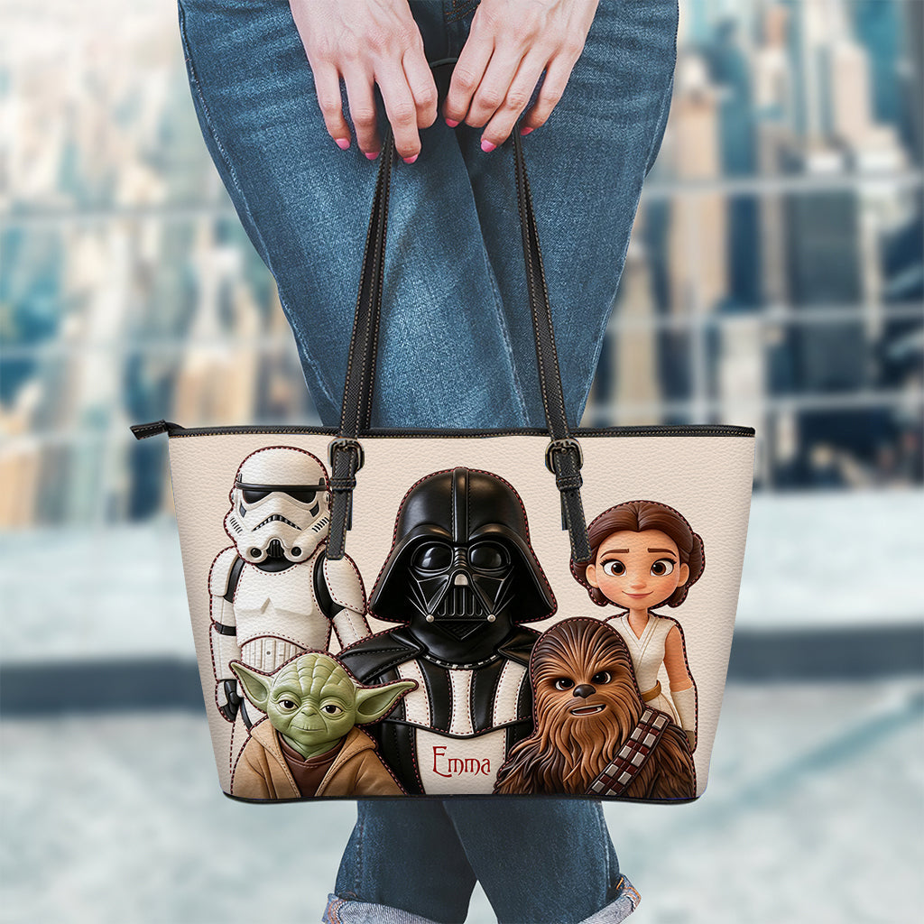 Space Fantasy - Personalized The Force Leather Bag