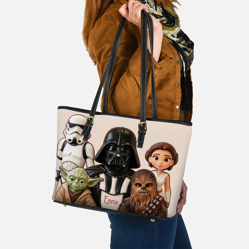 Space Fantasy - Personalized The Force Leather Bag