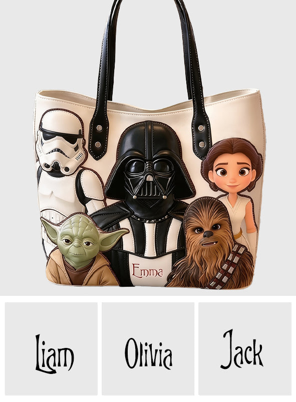 Space Fantasy - Personalized The Force Leather Bag