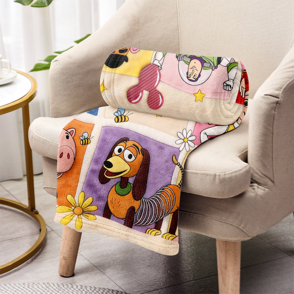 The Story Of Toys - Personalized Movie For Kids Blanket