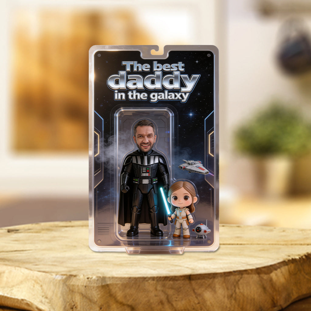 Gift for Dad, Best Dad In The Galaxy, Drive Safe Dad - Personalized The Force Custom Shaped Acrylic Plaque