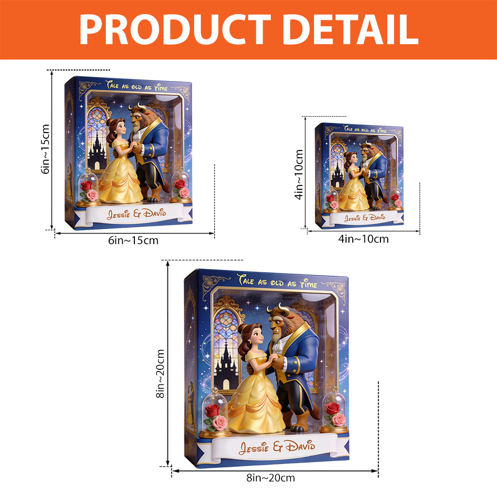 Tale as Old as Time - Personalized Beauty And The Beast Custom Shaped Acrylic Plaque
