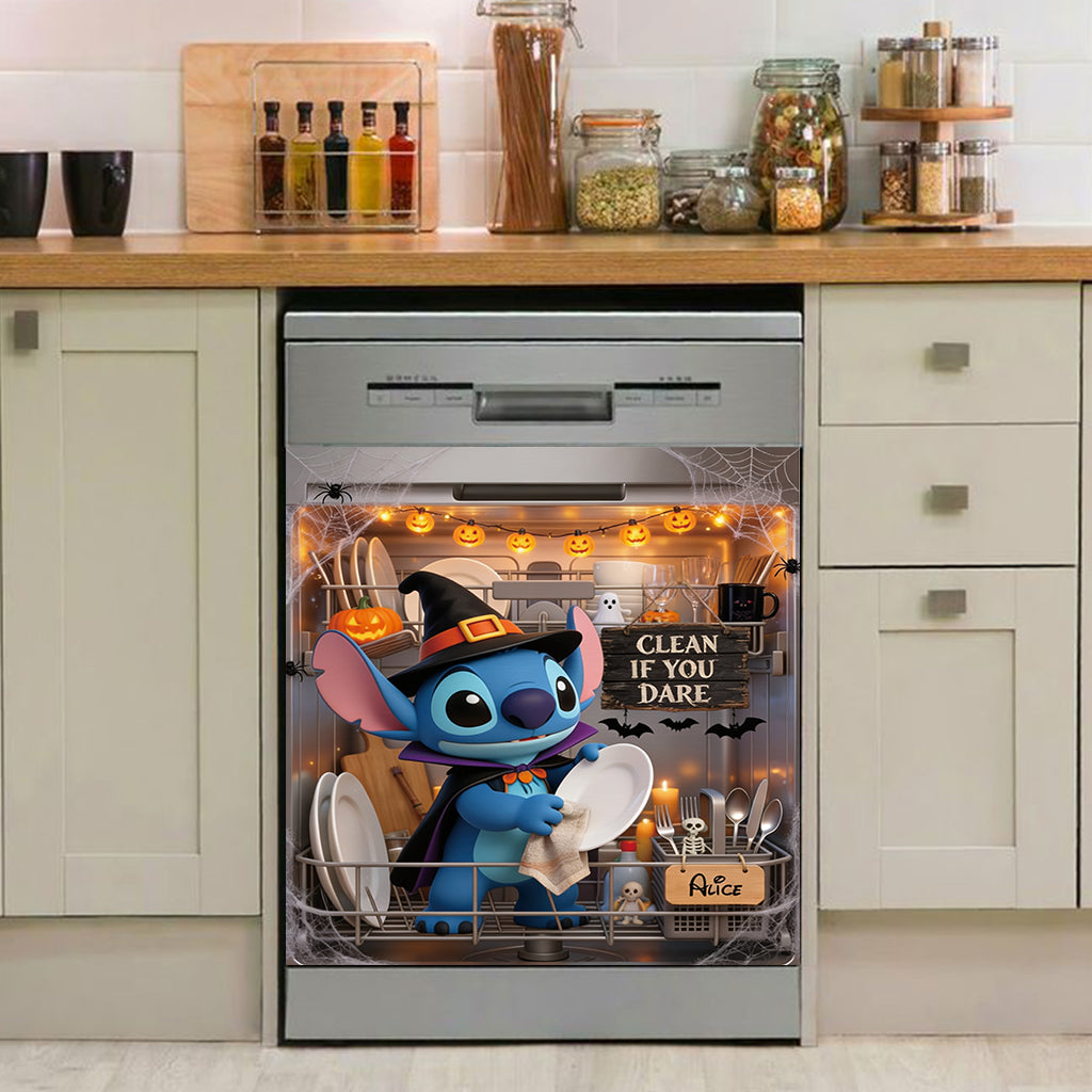 Clean If You Dare - Personalized Ohana Dishwasher Cover