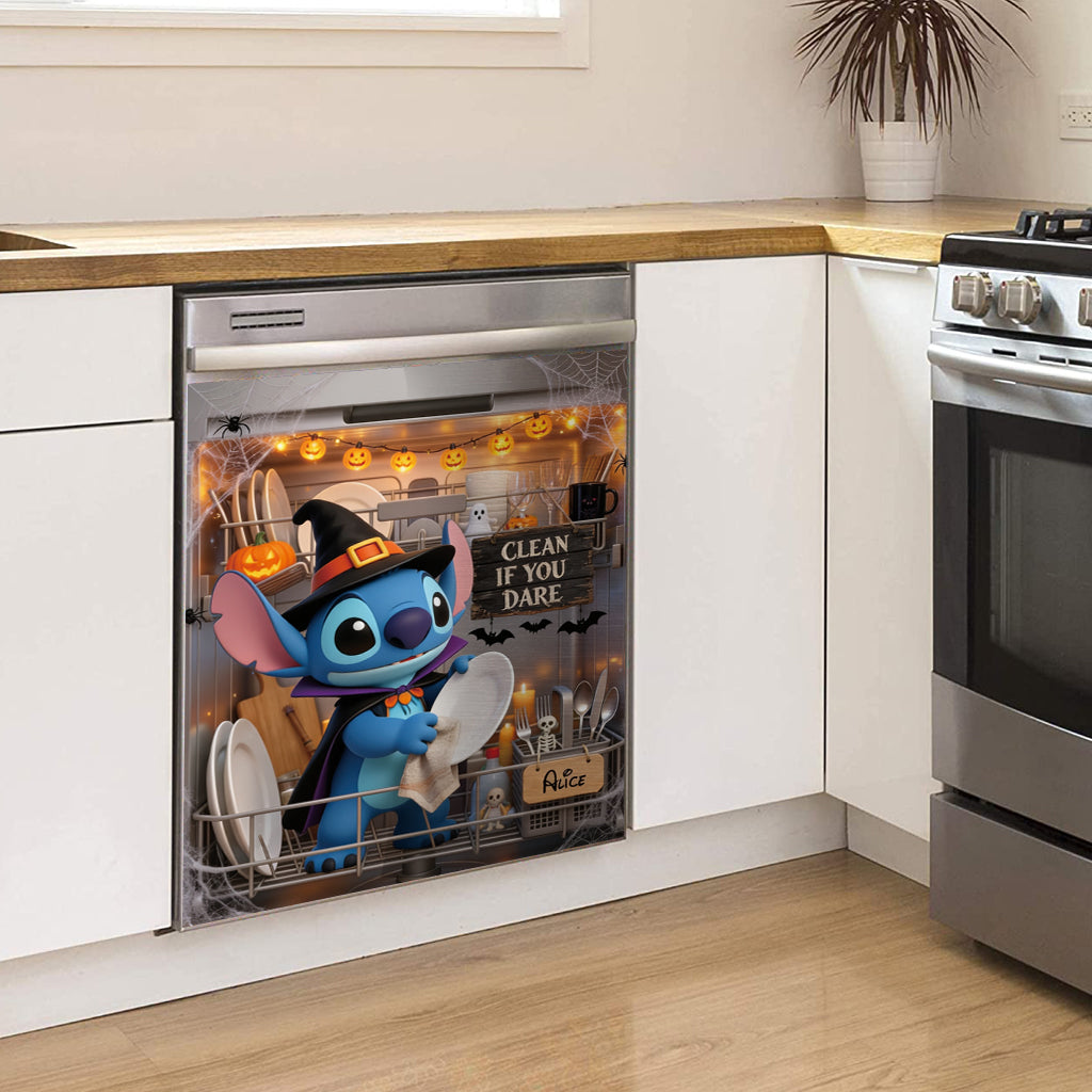 Clean If You Dare - Personalized Ohana Dishwasher Cover