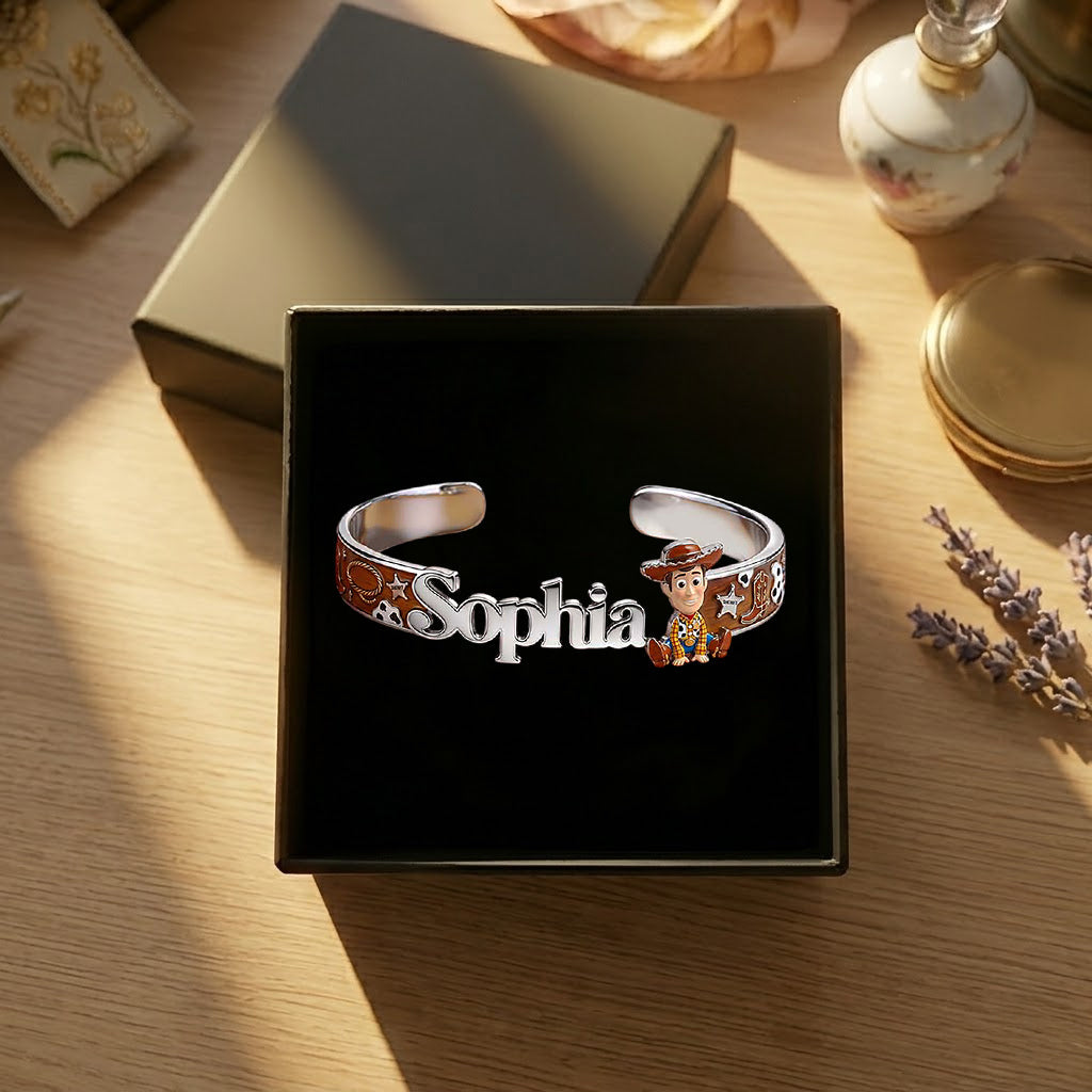 Cartoon Character Toy - Personalized Movie For Kids Shaped Cuff Bracelet