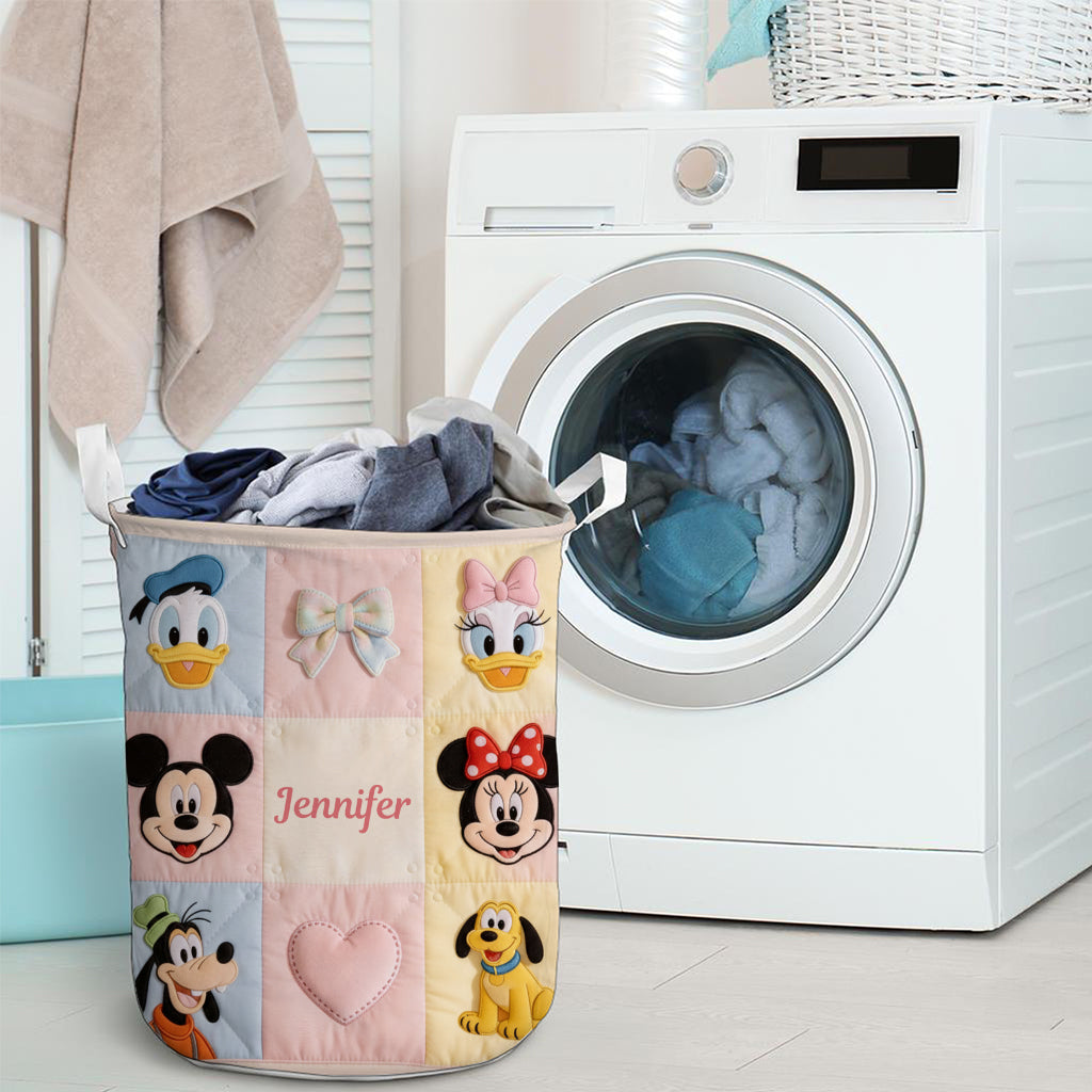 Kids Storage Basket - Personalized Mouse Storage Basket