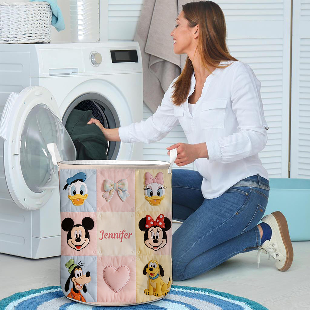 Kids Storage Basket - Personalized Mouse Storage Basket