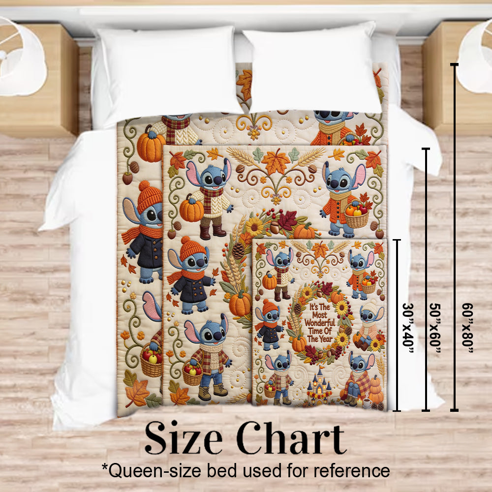 It's The Most Beautiful Time Of The Year - Personalized Ohana Blanket