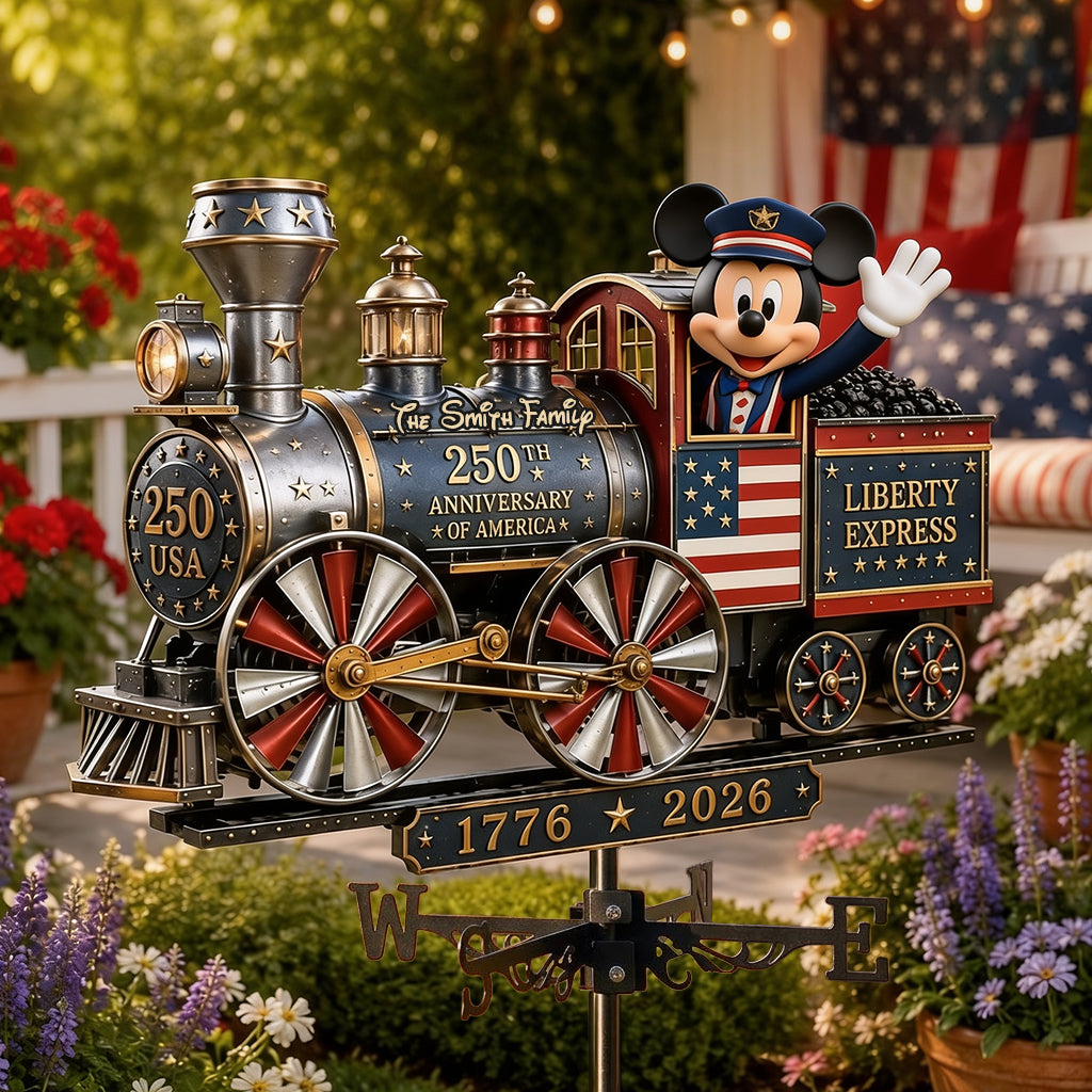 Liberty Express - Personalized Mouse Weather Vane