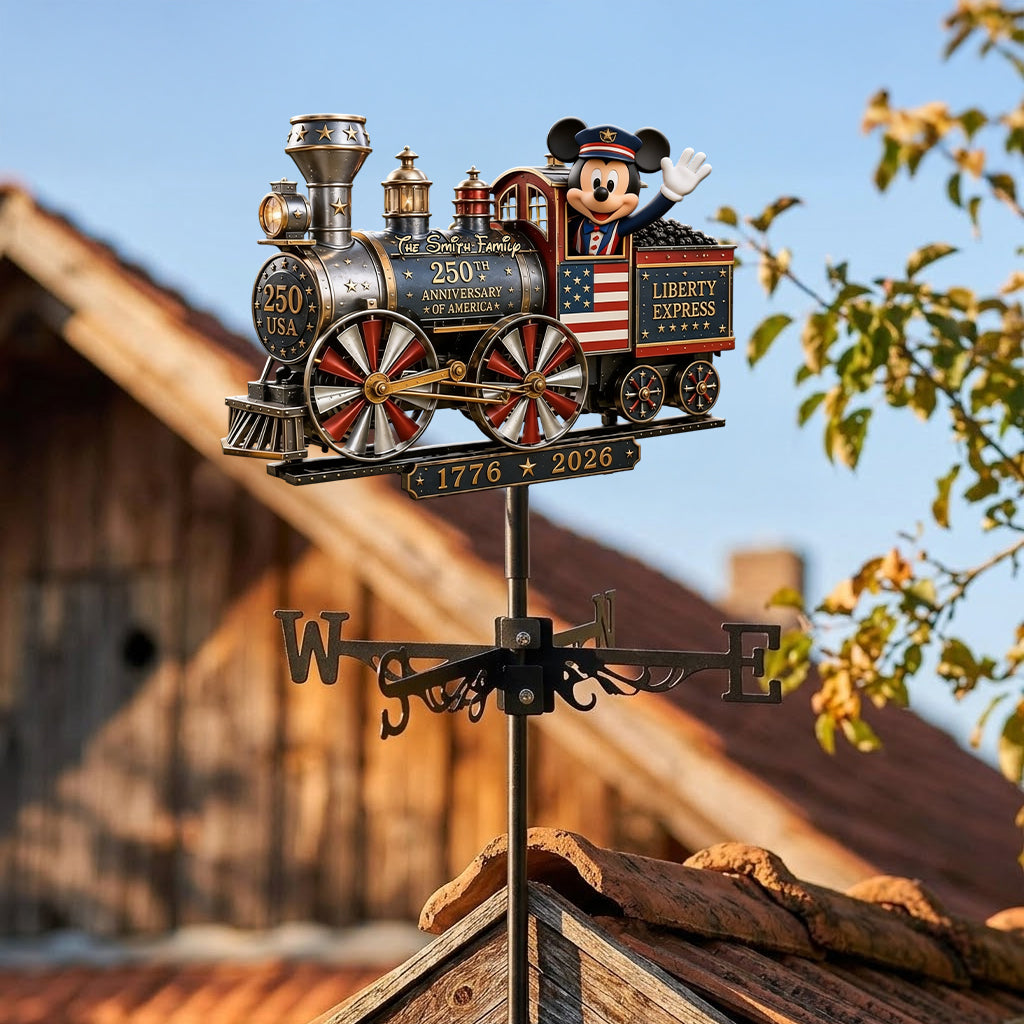 Liberty Express - Personalized Mouse Weather Vane