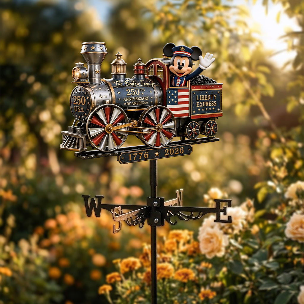 Liberty Express - Personalized Mouse Weather Vane
