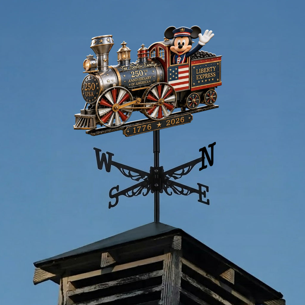 Liberty Express - Personalized Mouse Weather Vane