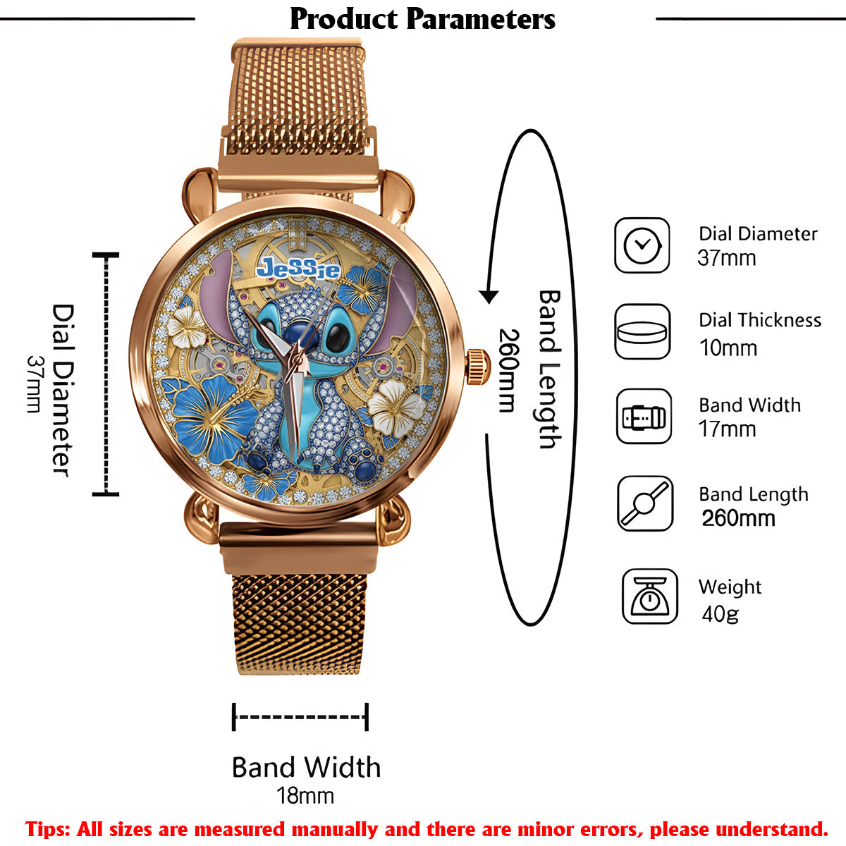 Blue Ohana - Personalized Ohana Women Hand Watch