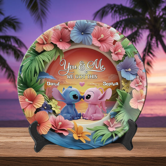 We Got This - Personalized Ohana Ceramic Round Plate