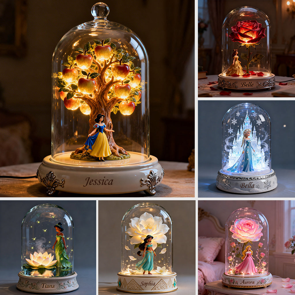 My Princess - Personalized Beautiful Princess Acrylic LED Night Light