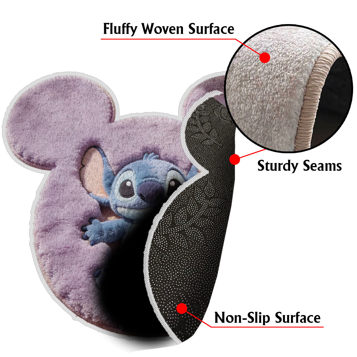 Ohana - Personalized Ohana Non-Slip Tufted Rug