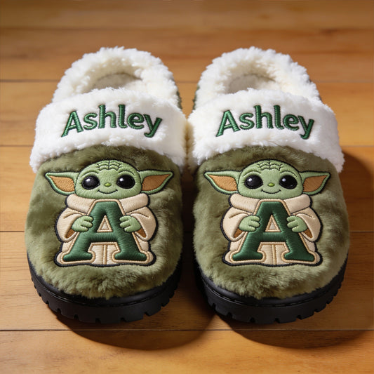 Galaxy Character Alphabet - Personalized The Force Slippers