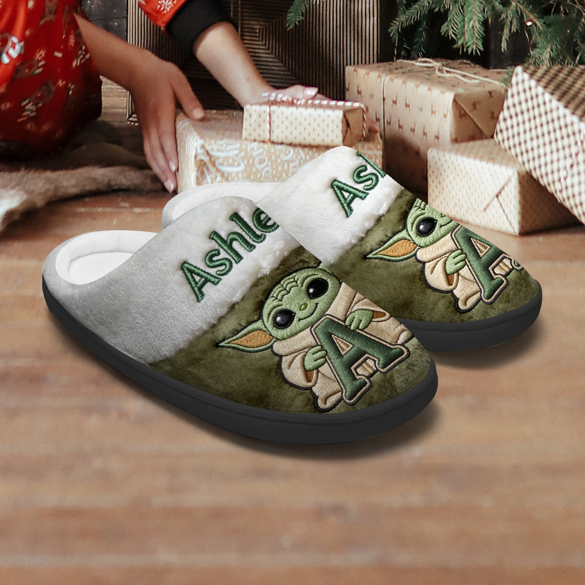 Galaxy Character Alphabet - Personalized The Force Slippers