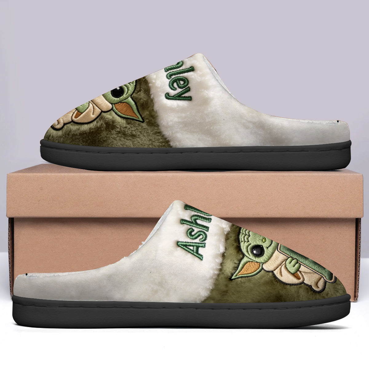 Galaxy Character Alphabet - Personalized The Force Slippers
