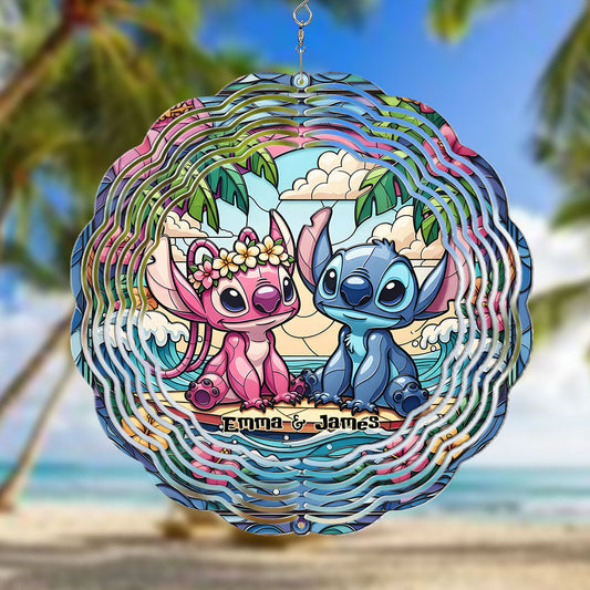 Ohana Summer - Personalized Ohana Wind Spinner