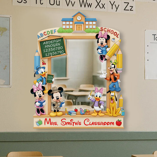 Magical Classroom - Personalized Teacher Wall Hanging Mirror